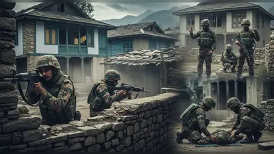 जम्मू के कुलगाम में सेना की आतंकियों से मुठभेड़:2 आतंकी मारे गए, 3-4 अब भी छिपे; 2 जवान भी शहीद