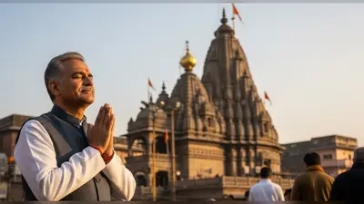 मालेगांव केस में बरी लेफ्टिनेंट कर्नल श्रीकांत प्रसाद पहुंचे काशी विश्वनाथ धाम, दर्शन के बाद कही मन की बात