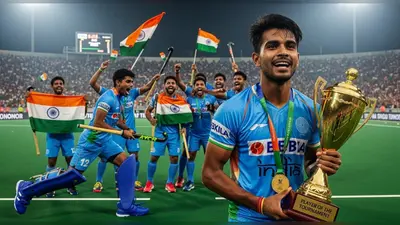 हॉकी एशिया कप 2025:सोनीपत के अभिषेक प्लेयर ऑफ द टूर्नामेंट, सुमित की डिफेंस का बड़ा योगदान, 8 साल बाद भारत की जीत