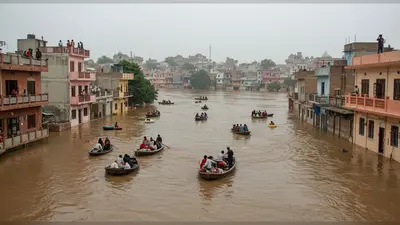 मथुरा-वृंदावन में यमुना का रौद्र रूप: लक्ष्मीनगर में एक-एक मंजिल तक भरा पानी, 2023 का रिकॉर्ड टूटा; हजारों लोग बेहाल