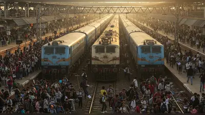 कानपुर सेंट्रल पर परीक्षार्थियों का सैलाब: 65 हजार छात्रों के लिए दौड़ाई गईं 14 विशेष ट्रेनें!