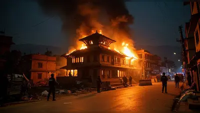 नेपाल में विदेश मंत्री के घर आगजनी: लखीमपुर खीरी सीमा पर हाई अलर्ट, धनगढ़ी में लगा कर्फ्यू