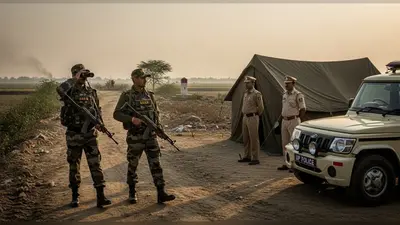 नेपालगंज प्रदर्शन की लपटें बहराइच तक: SSB अलर्ट, सीमा पर पुलिस ने डाला डेरा