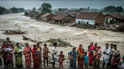 लखीमपुर खीरी: शारदा नदी का भयंकर तांडव, 12 घंटे में 5 घर नदी में समाए, ग्रंट नंबर 12 गांव में हाहाकार