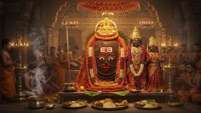 काशी के लाट भैरव मंदिर में अद्भुत शृंगार, बाबा और भैरवी ने चखा खिचड़ी का स्वाद, उमड़े भक्तों को मिला महाप्रसाद