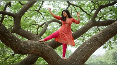 पेड़ पर ‘झल्ला वल्लाह’ डांस कर लड़की ने किया कमाल, वीडियो देख लोग बोले – “ये तो गजब है!”