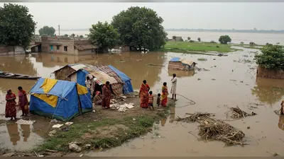 उत्तर प्रदेश में गंगा का जलस्तर बढ़ा: 150 परिवार बेघर, 2000 घरों में बाढ़ का पानी