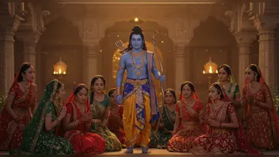 रामनगर की रामलीला में अद्भुत क्षण: प्रभु श्रीराम को देख मंत्रमुग्ध हुईं सखियां, जनकपुर दर्शन की तस्वीरें हुईं वायरल