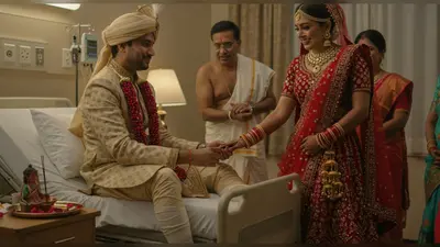 दूल्हे का पैर टूटा, दुल्हन मायूस हुई, पर प्यार ने नहीं मानी हार, अस्पताल में ही लिए 7 फेरे!