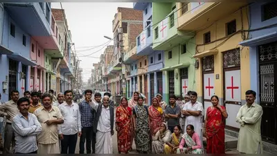 प्रयागराज के झूंसी में रक्षा मंत्रालय का बड़ा फरमान: 100 घरों पर लाल निशान, खाली करने के निर्देश से मचा भारी हड़कंप