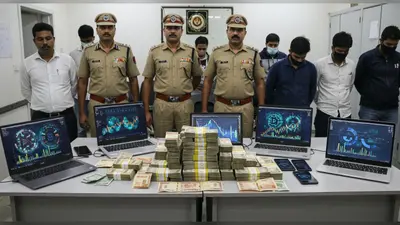 लखनऊ में साइबर ठगों पर बड़ी चोट: 26 लाख नकद, 1.30 करोड़ की क्रिप्टो करेंसी जब्त, छह गिरफ्तार