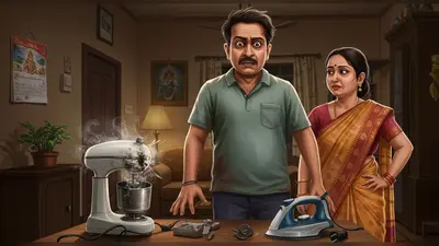 करंट लगने पर भी कंजूस पति ने नहीं छोड़ी आदत, बीवी के सवाल पर दिया ऐसा जवाब कि आप भी हंस पड़ेंगे!
