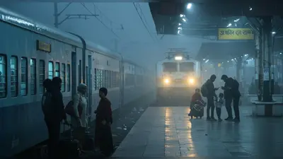 यूपी में रेल यात्रियों को बड़ी राहत: 16 ट्रेनों के ठहराव बढ़े, पर कोहरे के कारण 8 ट्रेनें रद्द