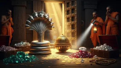 बांकेबिहारी मंदिर का रहस्यमयी तहखाना खुला: 54 साल बाद मिले रजत शेषनाग, स्वर्ण कलश और बेशकीमती रत्न!
