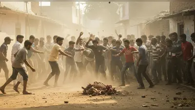 मुरादाबाद में जमीन विवाद ने लिया विकराल रूप, मुंडिया मलूकपुर में पशुओं के अवशेष मिलने से पथराव और हड़कंप