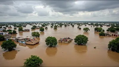 यमुना और उटंगन का रौद्र रूप: 24 गांवों में 30 हजार आबादी बाढ़ में फंसी, भयावह हालात की दर्दनाक तस्वीरें