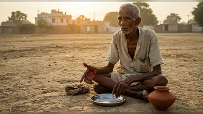सीएम योगी को खून से लिखा था पत्र, नहीं सुनी गुहार, अब भूख हड़ताल पर बैठा यूपी का किसान