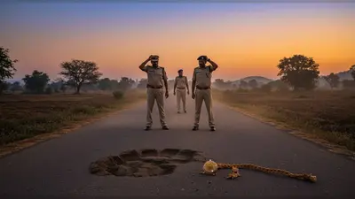 सड़क पर चलती 1 करोड़ की हथिनी अचानक गायब, पुलिस के लिए बनी अबूझ पहेली
