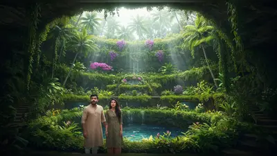 नया घर खरीदकर अंदर घुसे कपल, सामने आया ज़मीन के नीचे छिपा हरा-भरा जन्नत का टुकड़ा, वीडियो वायरल