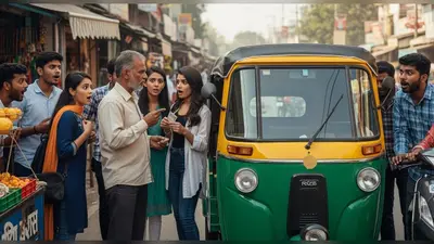 किराए के विवाद में उलझीं लड़कियाँ और रिक्शेवाला, फिर जो हुआ उसे देख सब हुए हैरान!