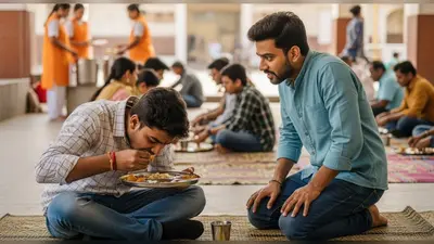 भंडारे में दोस्त ने दी जल्दी खाने की दुहाई, सच सामने आते ही युवक ने मार ली पलटी!