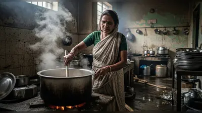 मिड डे मील में बड़ा घोटाला: सफाई बजट गायब, रसोइये जान जोखिम में डालकर बना रहे खाना!