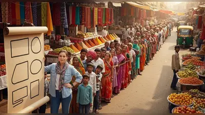 अनोखी डिमांड लेकर बाजार पहुंची विदेशी गोरी, भारतीयों की लगी लंबी कतार!