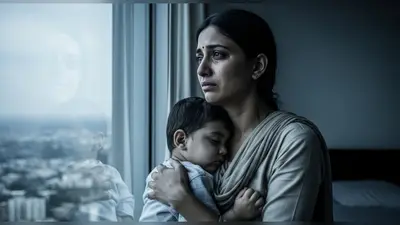 यूपी: ‘जिंदगी बहुत मुश्किल..’, बेटे दक्ष की बीमारी से टूटकर 13वीं मंजिल से कूदी मां साक्षी
