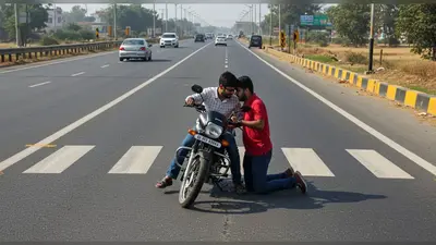 हाईवे पर पहले बाइक पर रोमांस, फिर बीच सड़क पर की शर्मनाक हरकत! वीडियो हुआ वायरल