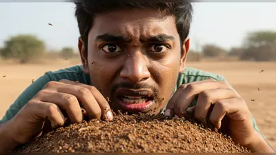 वायरल होने के चक्कर में शख्स ने खाया हजारों चींटियों का घर, फिर जो हुआ जानकर उड़ जाएंगे होश!