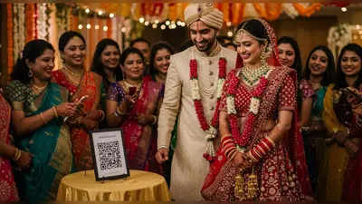 हनीमून के लिए अनोखा आइडिया: शादी में QR कोड से मेहमानों ने जुटाए पैसे, कपल की कहानी हुई वायरल!