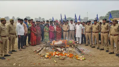 बसपा के पूर्व जिलाध्यक्ष के भाई की गुरुग्राम में संदिग्ध हादसे में मौत, भारी सुरक्षा के बीच हुआ अंतिम संस्कार
