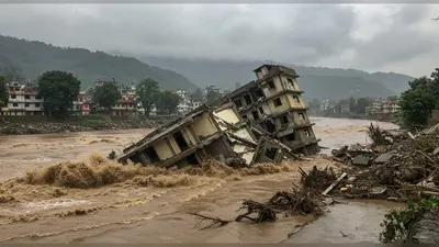देहरादून में बादल फटने का कहर: पांच मंजिला इमारत नदी में गिरी, मेरठ के कैफ की दुखद मौत