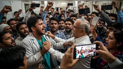 फर्रुखाबाद: डॉक्टर से हाथापाई, सीएमओ से गालीगलौज, लगे मुर्दाबाद के नारे, घटना वायरल!