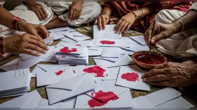 महोबा: बुंदेलों ने खून से लिखे 75 खत, प्रधानमंत्री से मांगा बुंदेलखंड के लिए विशेष पैकेज और अलग राज्य