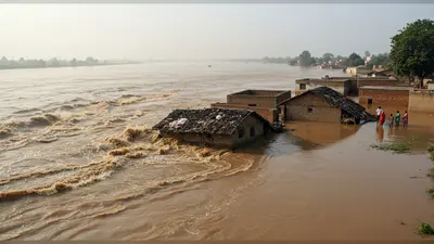 लखीमपुर खीरी: शारदा नदी का विकराल रूप, ग्रंट 12 में 10 घर नदी में समाए, अब गांव का अस्तित्व भी खतरे में