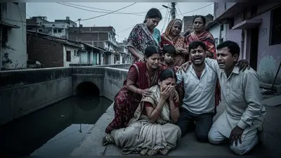 लखनऊ में दर्दनाक हादसा: खेलते-खेलते नाले में गिरा मासूम, डूबने से मौत; परिजनों का रो-रोकर बुरा हाल