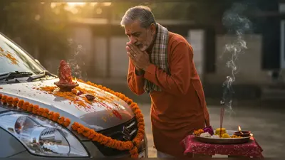 विश्वकर्मा पूजा पर कार मालिक की भावुक गुहार वायरल: ‘माइलेज ज़्यादा दीहा, मोबिल कम खईहा!’