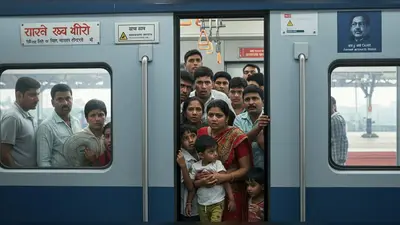 नमो भारत ट्रेन का मेरठ में गेट जाम: आधे घंटे तक फंसे यात्रियों की अटकी सांसें, फिर खुला दरवाजा