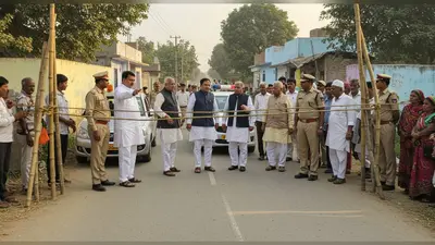 मेरठ के सलावा गांव में सियासी दलों की नो एंट्री: रालोद और आज़ाद समाज पार्टी के नेता रोके गए