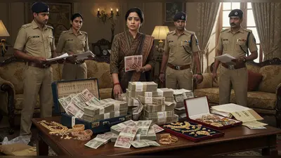5 साल की सेवा में 2 करोड़ की अकूत संपत्ति: महिला अधिकारी के ठिकानों पर छापेमारी, मुख्यमंत्री भी स्तब्ध
