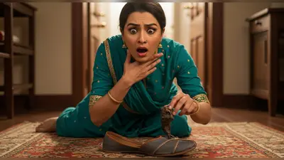 जूते में कुछ महसूस होते ही हिल गई महिला, अंदर से जो निकला उसे देखकर उड़ गए होश!