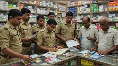 नकली दवा कांड: गोगिया परिवार के तीन मेडिकल स्टोरों पर छापा, रिकॉर्ड में मिली गंभीर गड़बड़ी, जांच जारी