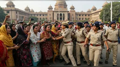 लखनऊ: ‘आई लव मोहम्मद’ FIR पर महिलाओं का जोरदार प्रदर्शन, विधानसभा के सामने पुलिस से झड़प