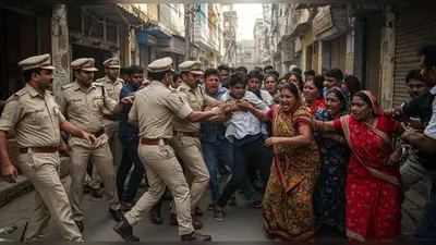 मुरादाबाद में पुलिस टीम पर जानलेवा हमला, गोकशी के आरोपी को बचाने के लिए फायरिंग; पांच गिरफ्तार