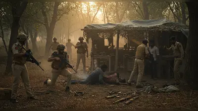 मथुरा में हथियारों की अवैध फैक्टरी पर छापा: जंगल में पुलिस मुठभेड़, तीन बदमाश दबोचे, एक फरार
