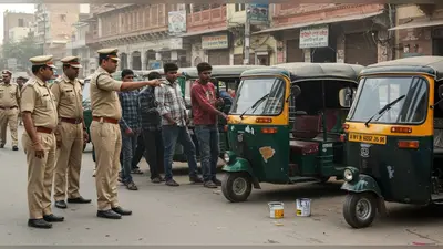 आगरा पुलिस का बड़ा एक्शन: सवारियों को लूटने वाले ऑटो गैंग का पर्दाफाश, लूट के बाद बदल देते थे रंग!