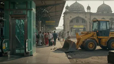 चारबाग स्टेशन पर 75 लाख की लिफ्ट-एस्केलेटर पर बुलडोजर चलाने की तैयारी: हजारों यात्रियों को होगी भारी परेशानी