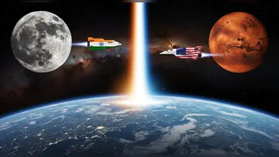 टैरिफ विवादों के बावजूद अंतरिक्ष में मजबूत हुई भारत-अमेरिका दोस्ती: चंद्रमा और मंगल मिशन पर नए युग की साझेदारी