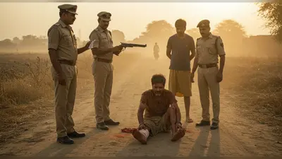 बहराइच: गोकशी का फरार मुख्य आरोपी ‘हाफ एनकाउंटर’ में घायल, साथी संग गिरफ्तार; तमंचा बरामद